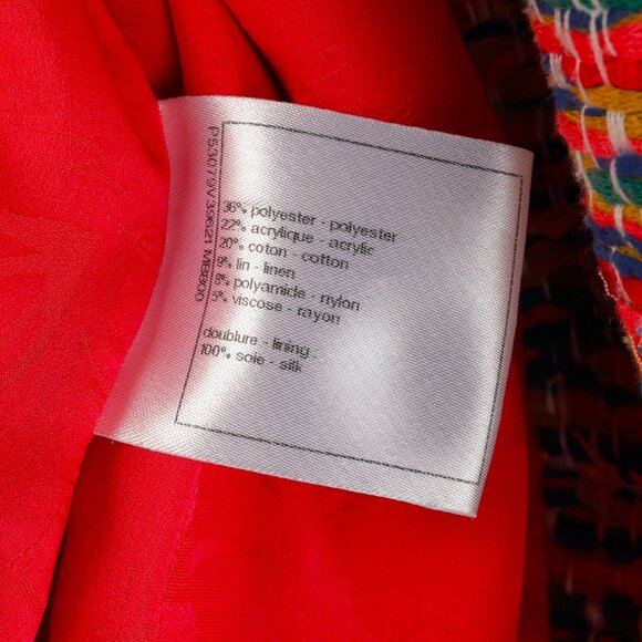 Chanel Resort 2016 Multicolour-Tweed Single-Button Blazer - Picture 11 of 12